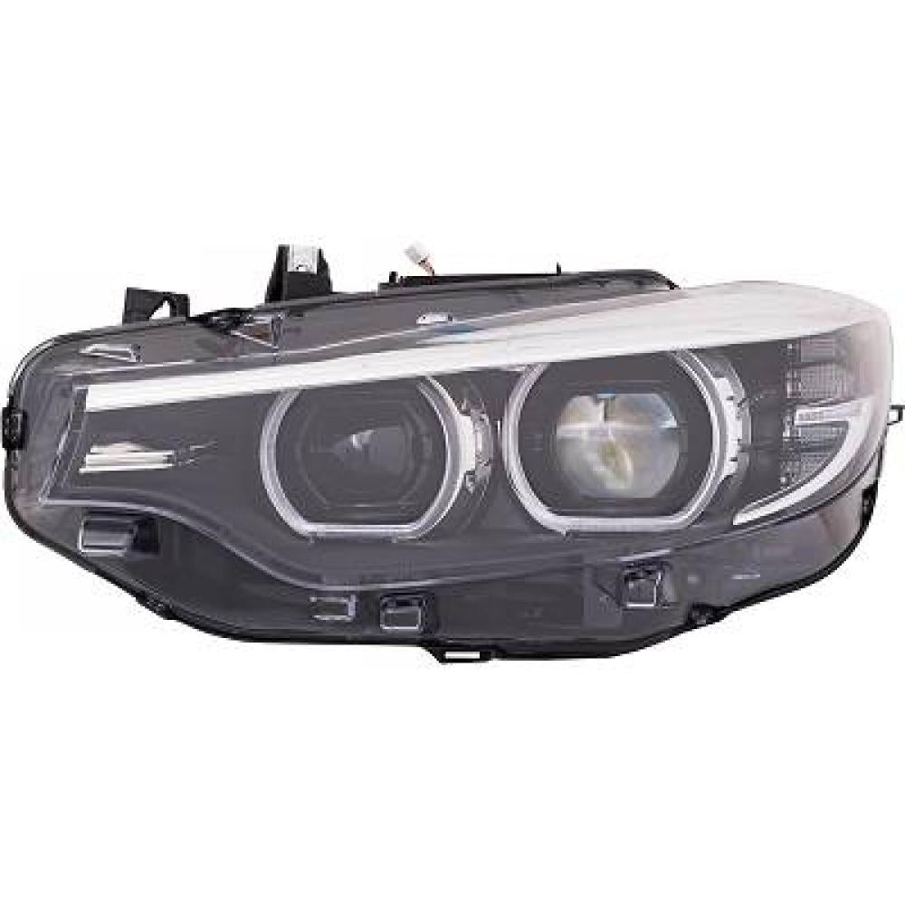 proiettore sinistro elettrico con motore con luce diurna led bmw 4 series f32 f33 f36 lci 2017 2020 63117478151