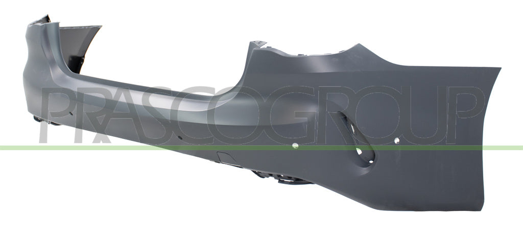 paraurti posteriore con primer con tappo copri gancio con fori pdc e fori park assist supporti bmw 4 series g22 g23 coupe cabrio 2020 bm4061061