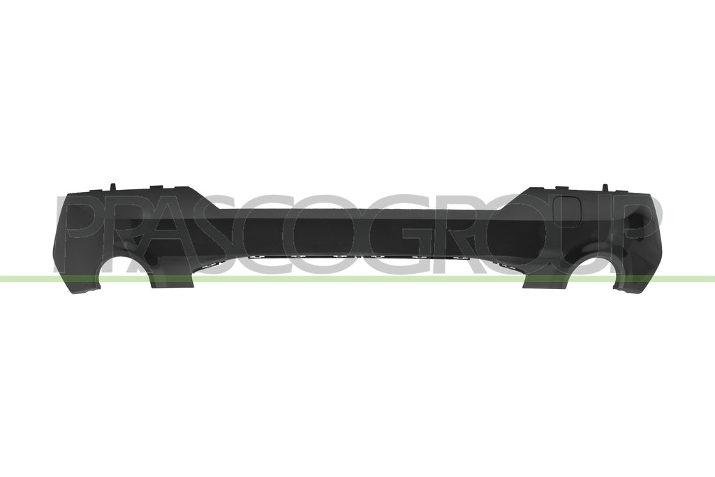 spoiler paraurti posteriore grigio scuro lucido con tappo coprigancio con scarico a destra e a sinistra bmw 4 series g22 g23 coupe cabrio mtech 2020 bm4071861