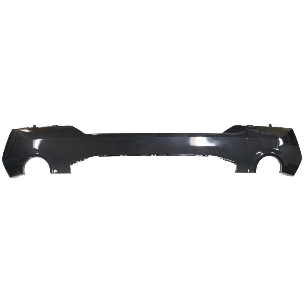 spoiler paraurti posteriore grigio scuro lucido con tappo coprigancio con scarico a destra e a sinistra bmw 4 series g22 g23 coupe cabrio mtech 2020 51129854829