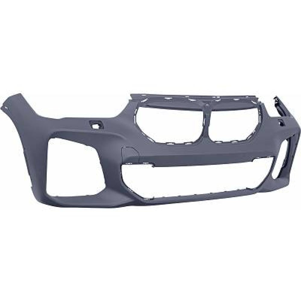 paraurti anteriore con primer con tappo copri gancio traino con fori lavafari con tracce pdc park assist bmw x1 f48 lci mtech 2019 2022 51119883766