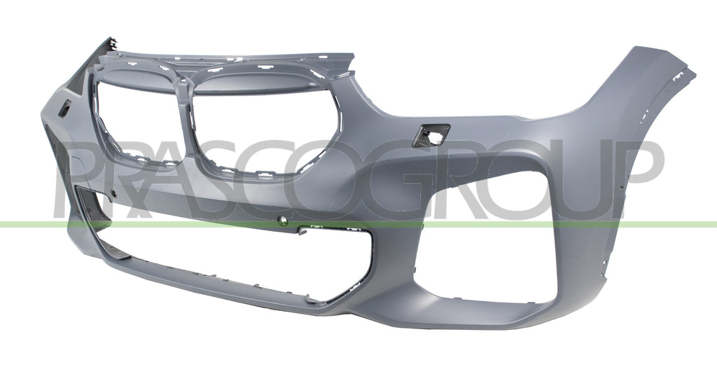 paraurti anteriore con primer con tappo copri gancio con fori pdc supporti con fori lavafari con tracce park assist bmw x1 f48 lci mtech 2019 2022 bm7091020
