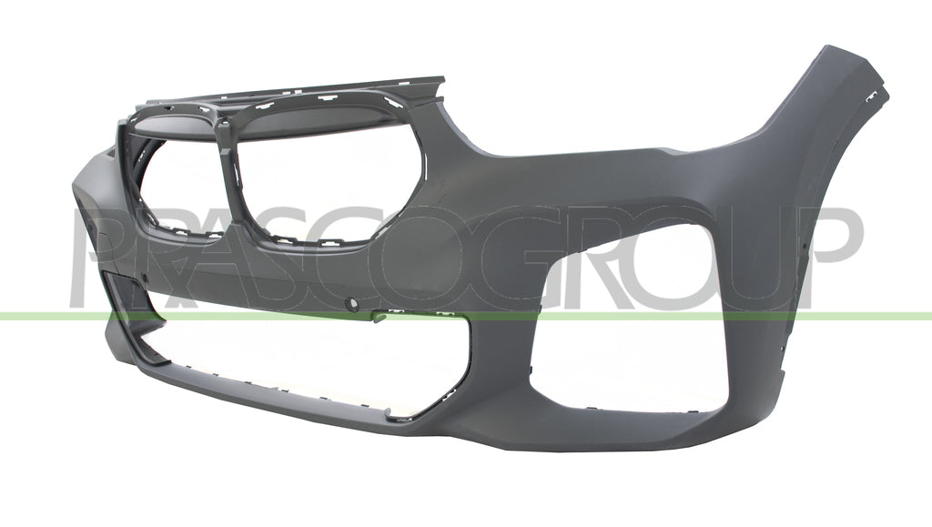 paraurti anteriore con primer con tappo copri gancio con fori pdc supporti con tracce park assist e lavafari bmw x1 f48 lci mtech 2019 2022 bm7091021