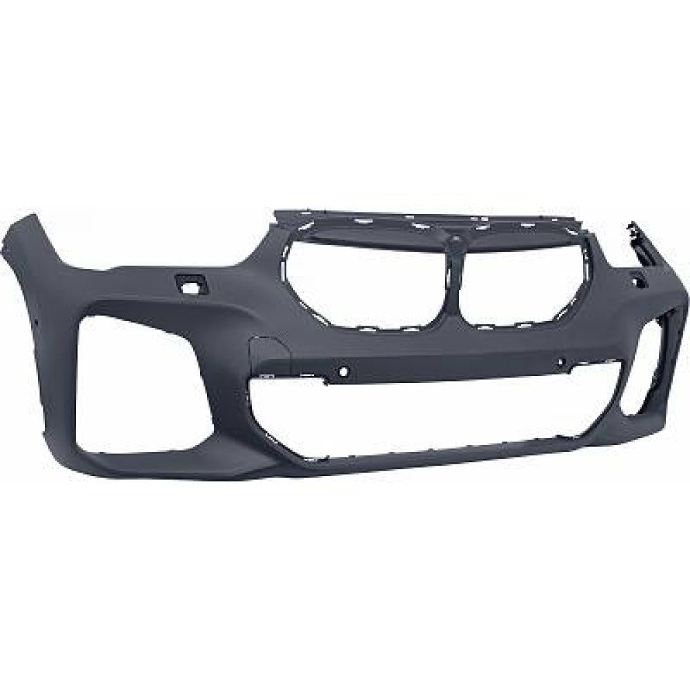 paraurti anteriore con primer con tappo copri gancio con fori pdc con fori park assist supporti con fori lavafari bmw x1 f48 lci mtech 2019 2022 51119883768