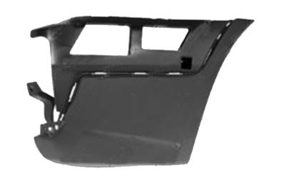 cantonale destro paraurti posteriore nero goffrato bmw x3 e83 2007 2010 bm8031153