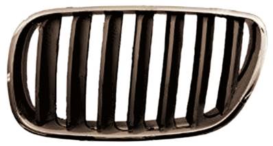 griglia radiatore sinistra cromata titanio grigio scuro bmw x3 e83 2007 2010 bm8032024