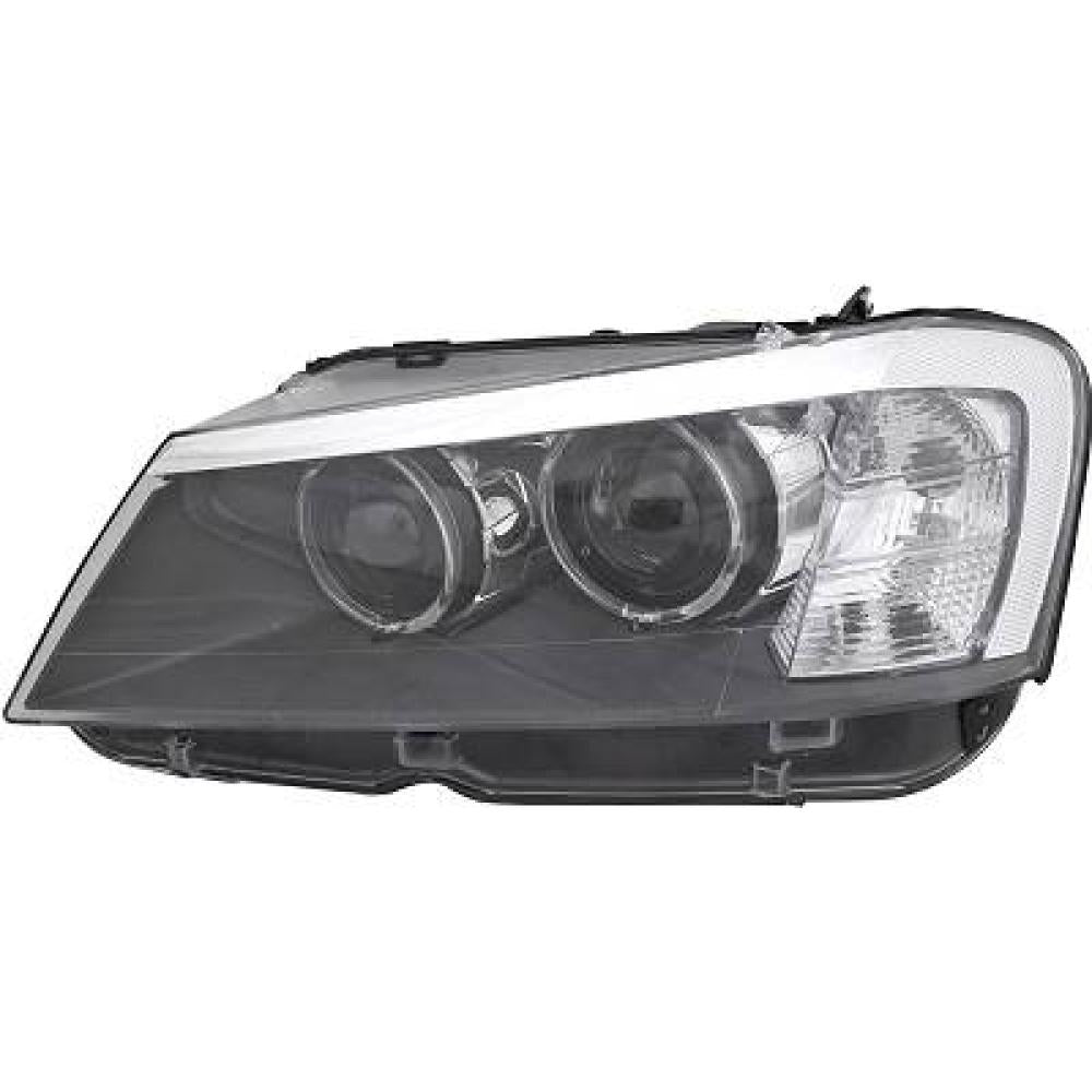 proiettore sinistro xenon d1s h7 h7 elettrico con motore nero led bmw x3 f25 2010 2014 bm8044914