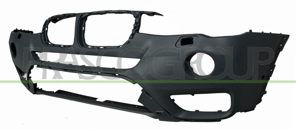 paraurti anteriore con primer con sede fendi led con fori lavafar e park assisti con traccia telecamera bmw x3 f25 lci 2014 2017 bm8061031