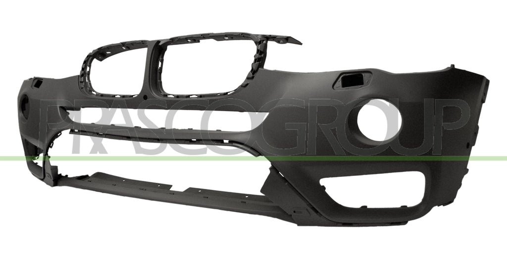 paraurti anteriore con primer con sede fendi led con fori lavafari telecamera e park assist bmw x3 f25 lci 2014 2017 bm8061041