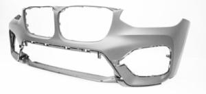 paraurti anteriore con primer con fori park assist supporti con tracce telecamera mod luxury line bmw x3 g01 2017 2021 bm8081020