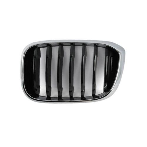 griglia radiatore sinistra nera con cornice cromata bmw x3 g01 2017 2021 bm8082004