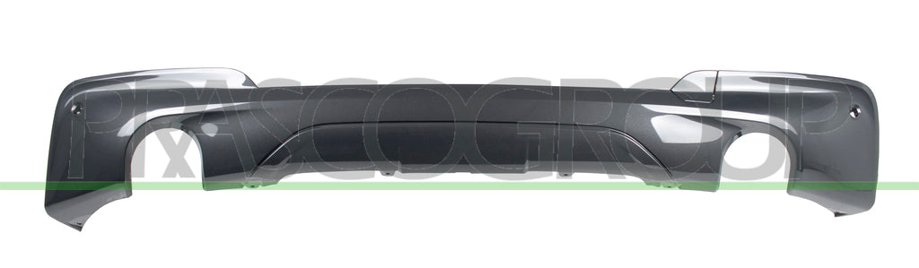 spoiler paraurti posteriore nero lucido con tappo copri gancio traino con fori pdc supporti mod m tech bmw x3 g01 mtech 2019 2021 bm8091861