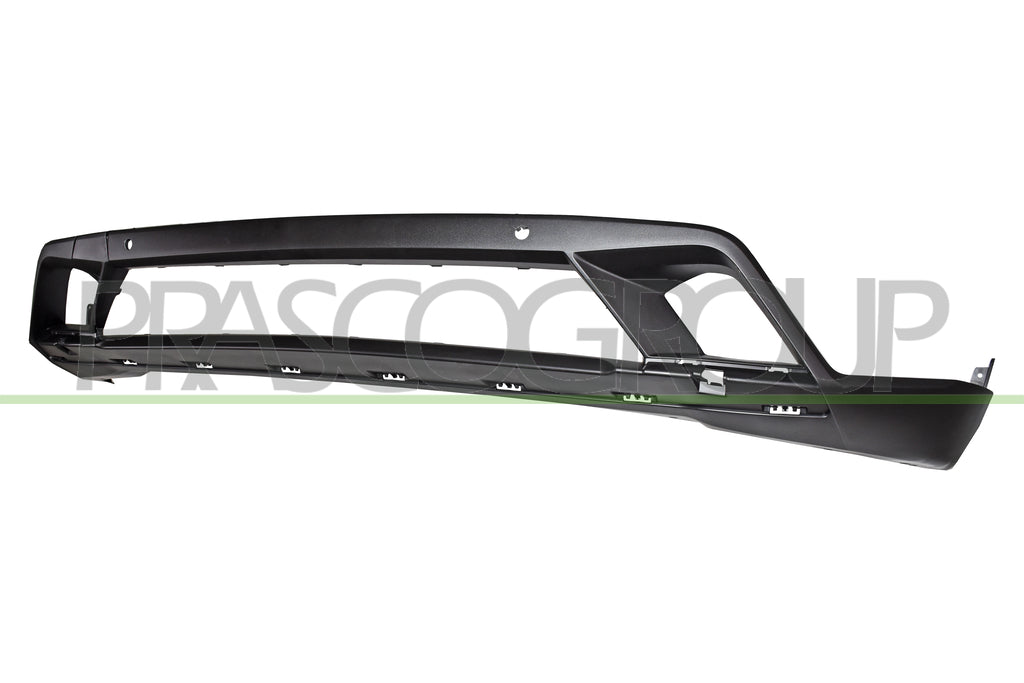 paraurti anteriore inferiore nero goffrato con fori pdc supporti bmw x3 g01 2021 bm8101041