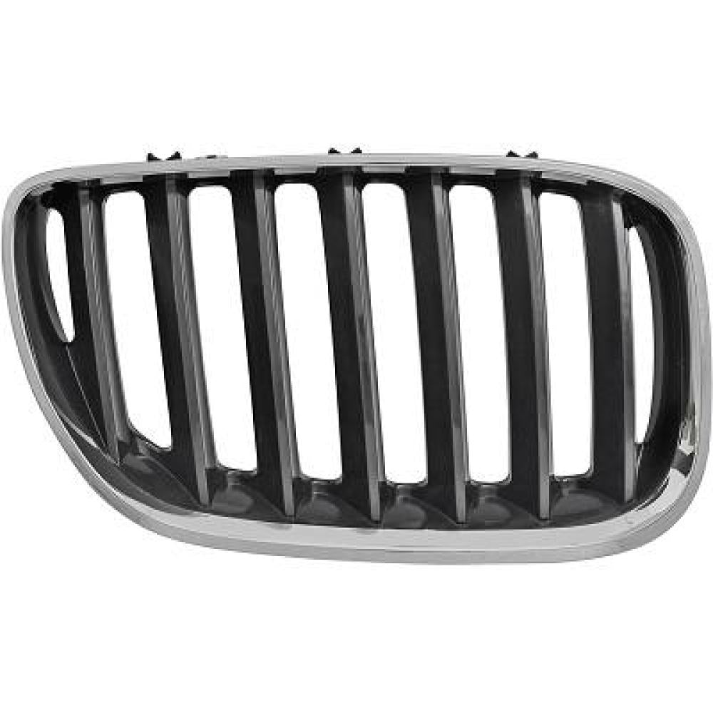griglia radiatore destra cromata nera mod 10 03 bmw x5 e53 2000 2006 bm8202003