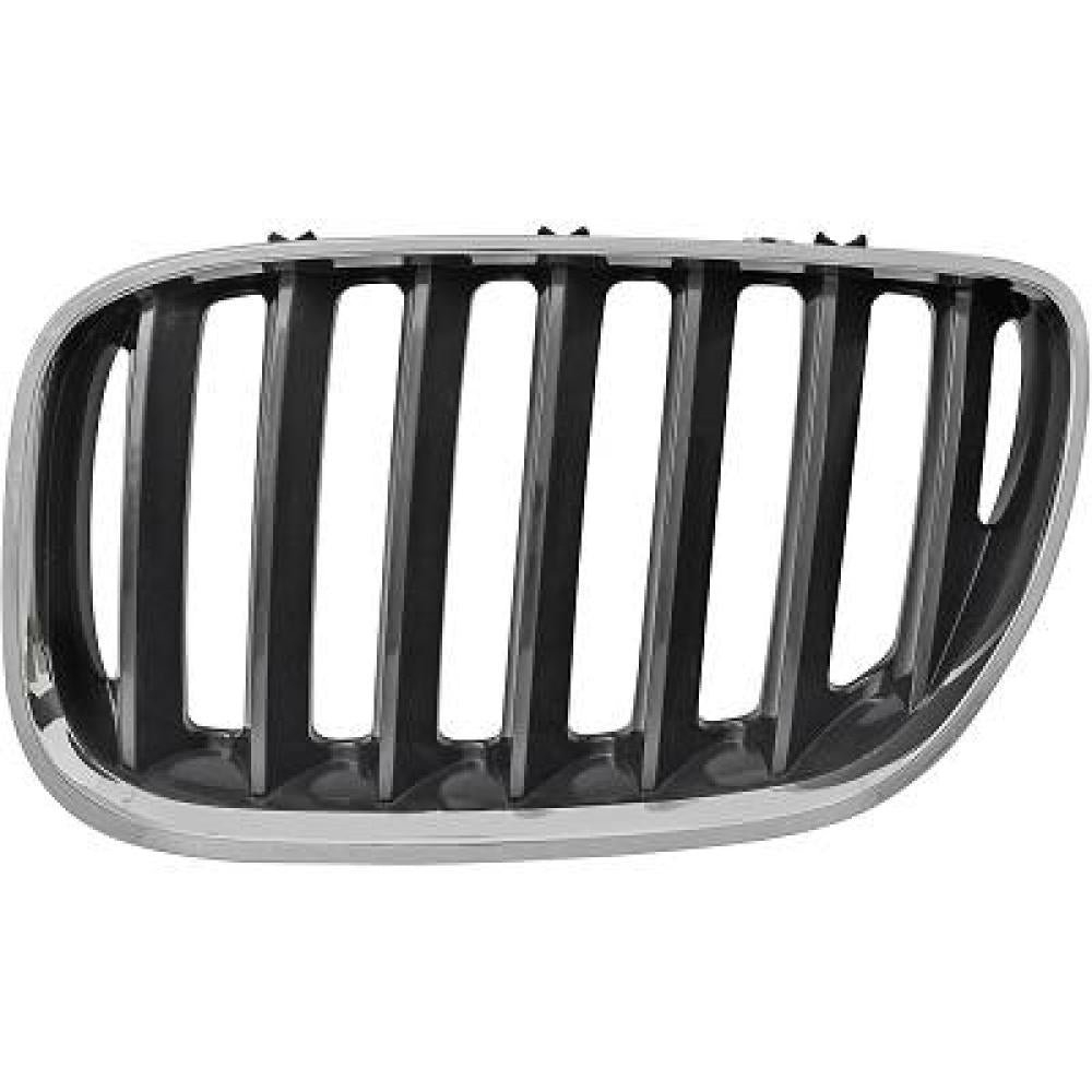 griglia radiatore sinistra cromata nera mod 11 03 bmw x5 e53 2000 2006 bm8202024