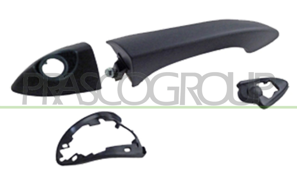 maniglia anteriore sinistra esterna nera con foro nottolino bmw x5 e53 2000 2006 bm8208002