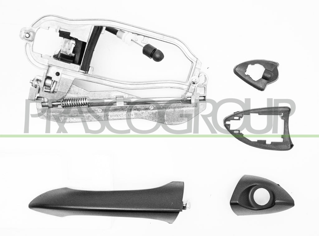 maniglia anteriore sinistra esterna completa di base con primer con foro nottolino bmw x5 e53 2000 2006 bm8208032