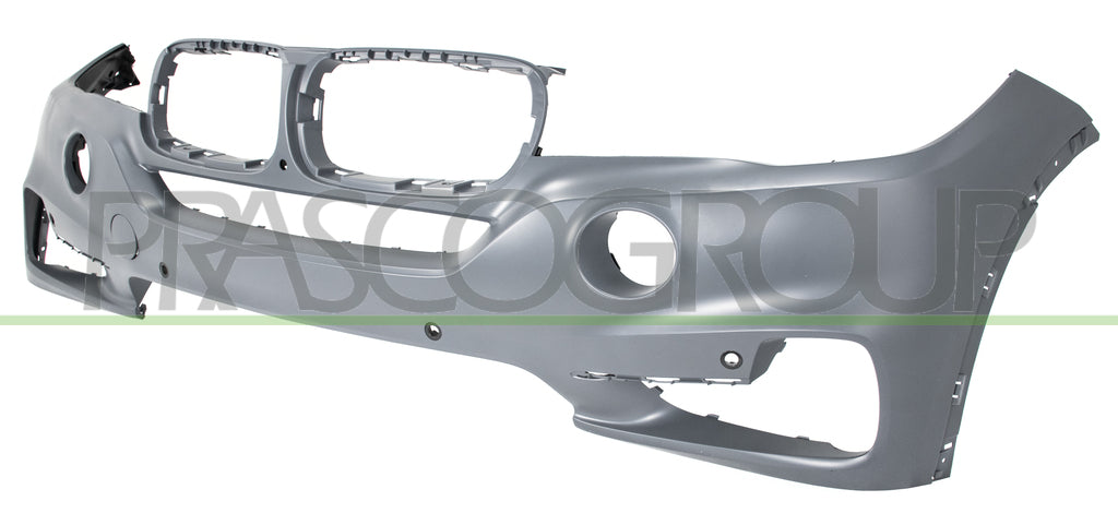 paraurti anteriore con primer con foro telecamera con fori pdc supporti con tracce park assit e lavafari per funzione sistema visione notturna bmw x5 f15 2013 2018 bm8261024