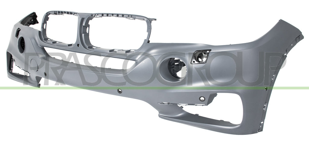 paraurti anteriore con primer con fori lavafari con fori pdc e park assist supporti con foro telecamera bmw x5 f15 2013 2018 bm8261044