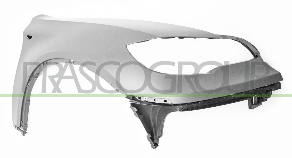 parafango anteriore destro plastica con primer con foro lucciola con tracce lavafaro bmw x6 e71 2008 2014 bm8403003