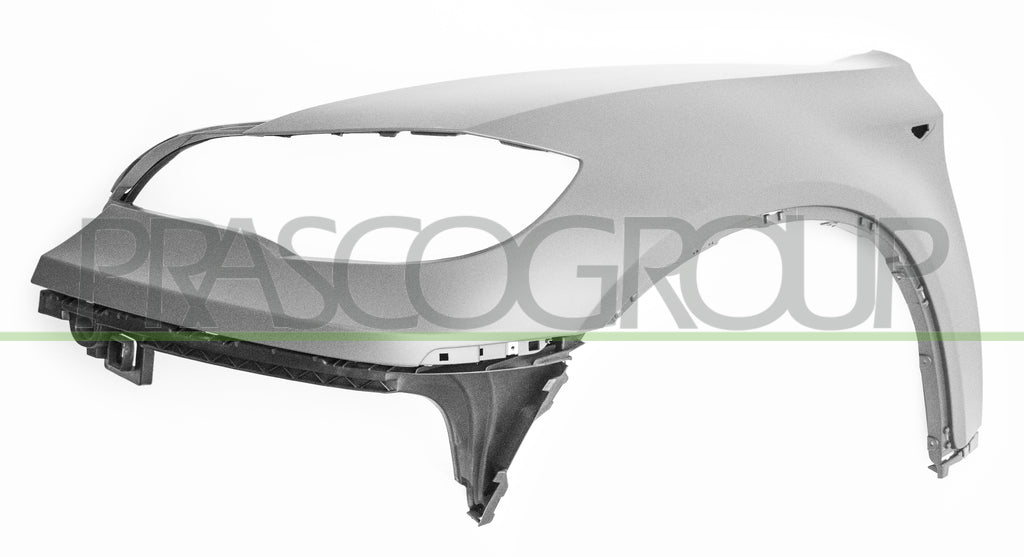parafango anteriore sinistro plastica con primer con foro lucciola con tracce lavafaro bmw x6 e71 2008 2014 bm8403004