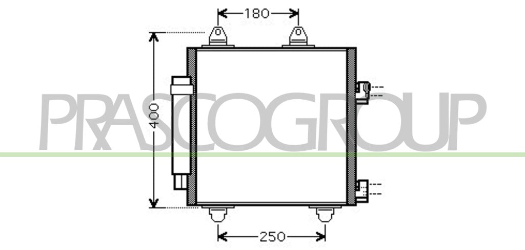 condensatore citroen c1 2005 2008 ci201c001