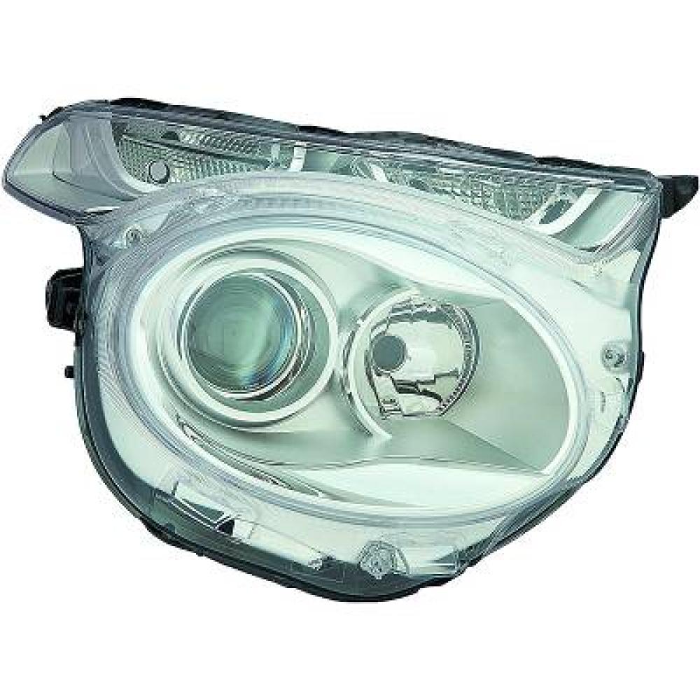 proiettore destro h7 h7 elettrico senza motore versione valeo citroen c1 2014 ci2064903