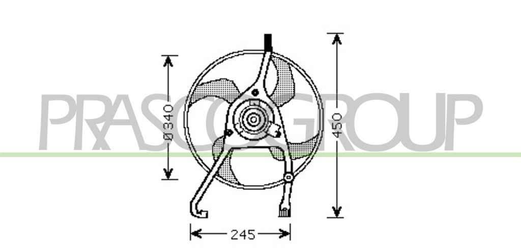 ventola citroen c2 2003 2007 ci304f002