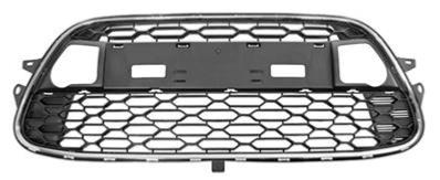 griglia paraurti anteriore centrale nera con modanatura cromata citroen c3 2009 2013 ci3242130