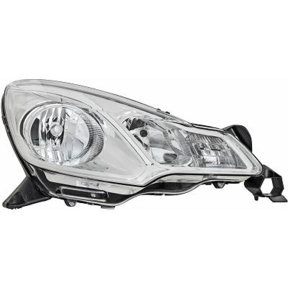 proiettore destro h1 h7 elettrico cromato con motore citroen c3 2009 2013 ci3244903