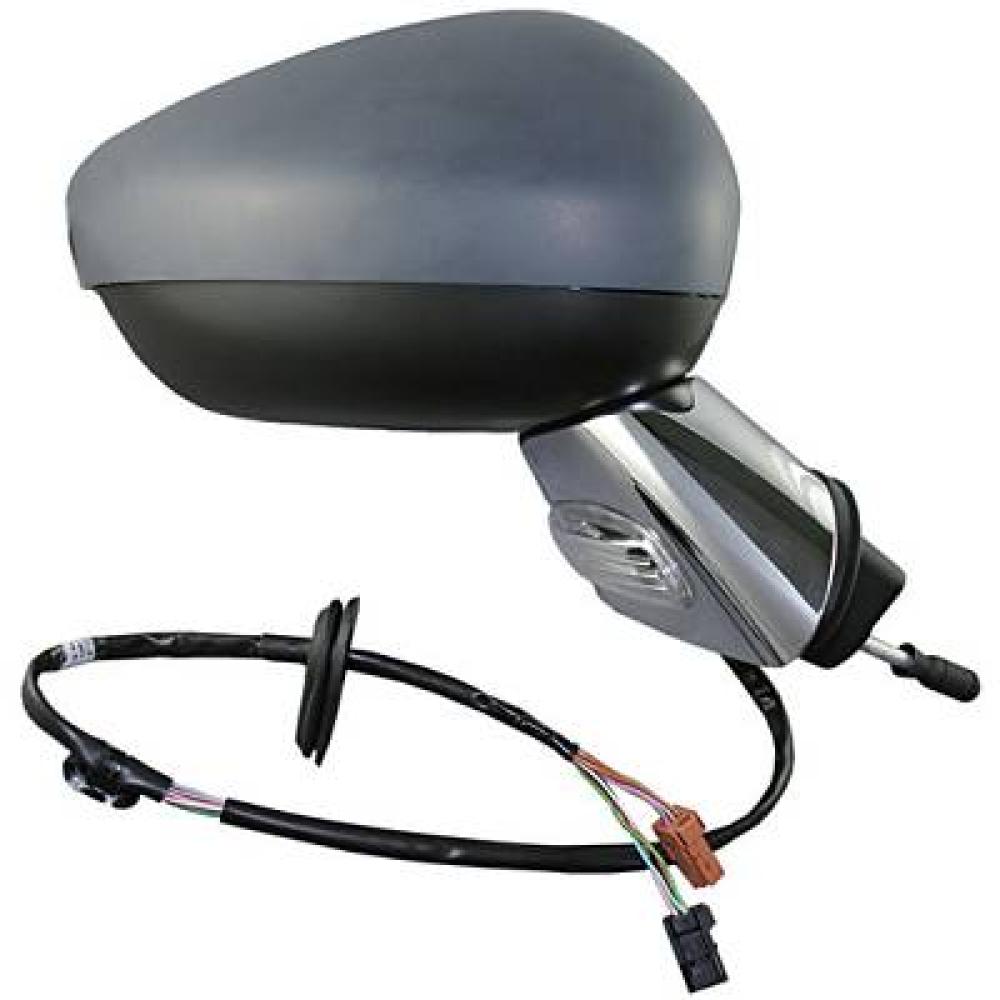 retrovisore sinistro elettrico con primer termico chiudibile con fanale con base cromata convesso 9 pins citroen c3 2009 2013 ci3247334