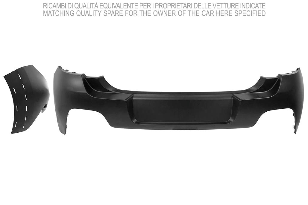 paraurti posteriore superiore con primer con tracce park assist con fori parafanghini citroen c3 2016 2020 ci3281072