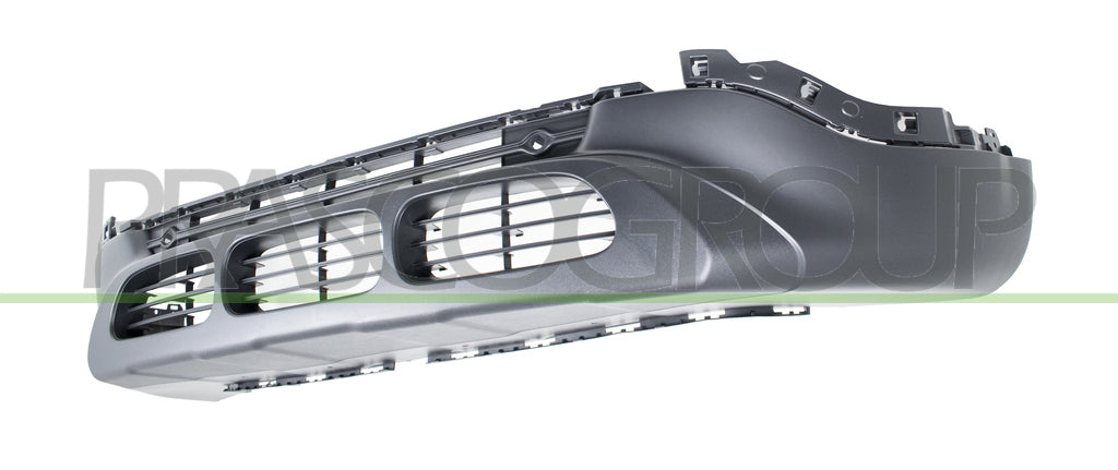 paraurti anteriore inferiore nero goffrato con fori pdc supporti citroen c3 aircross 2017 2021 ci3301821