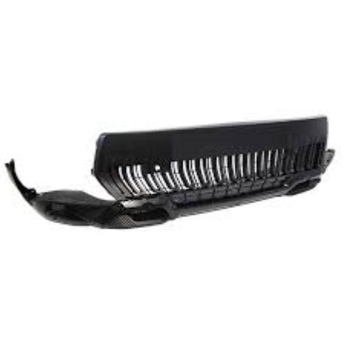 paraurti anteriore inferiore nero goffrato con sede fendi con fori pdc supporti con griglia centrale citroen c3 aircross 2021 2024 ci3321042