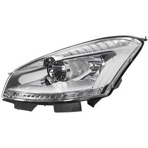 proiettore sinistro h1 h7 elettrico con motore fanale bianco citroen c4 picasso 2010 2013 ci4284904