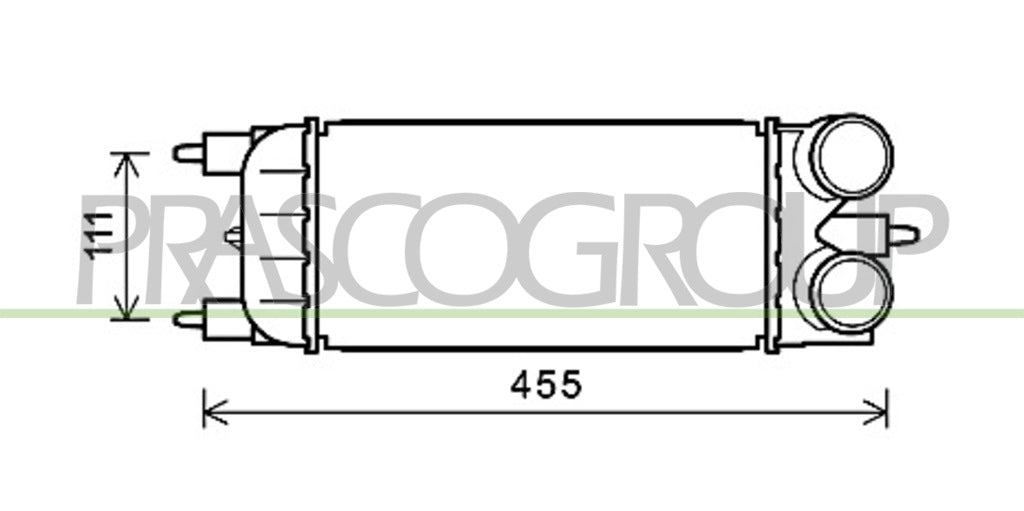 intercooler citroen c5 2011 2017 ci525n001