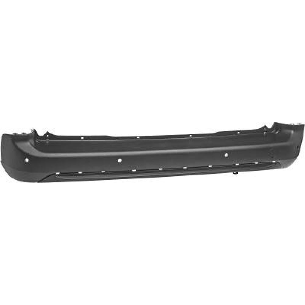 paraurti posteriore nero goffrato con tappo copri gancio con fori pdc supporti con fori modanatura citroen berlingo 2018 ci9241060