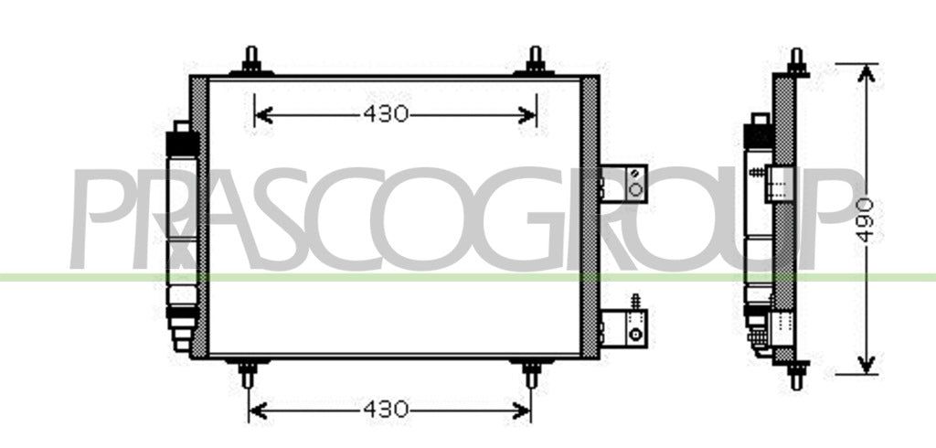 condensatore citroen jumpy dispatch 2007 2016 ci942c001
