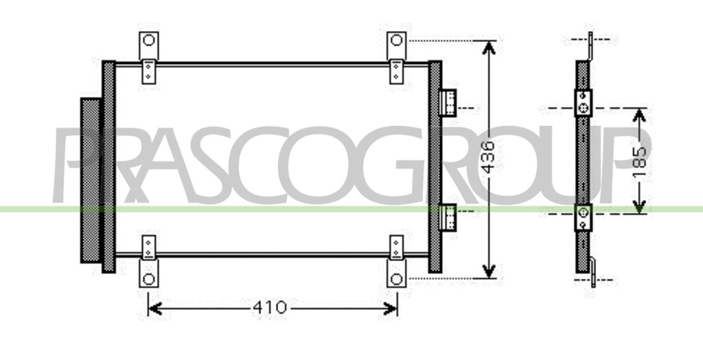 condensatore citroen jumper 2002 2005 ci952c001