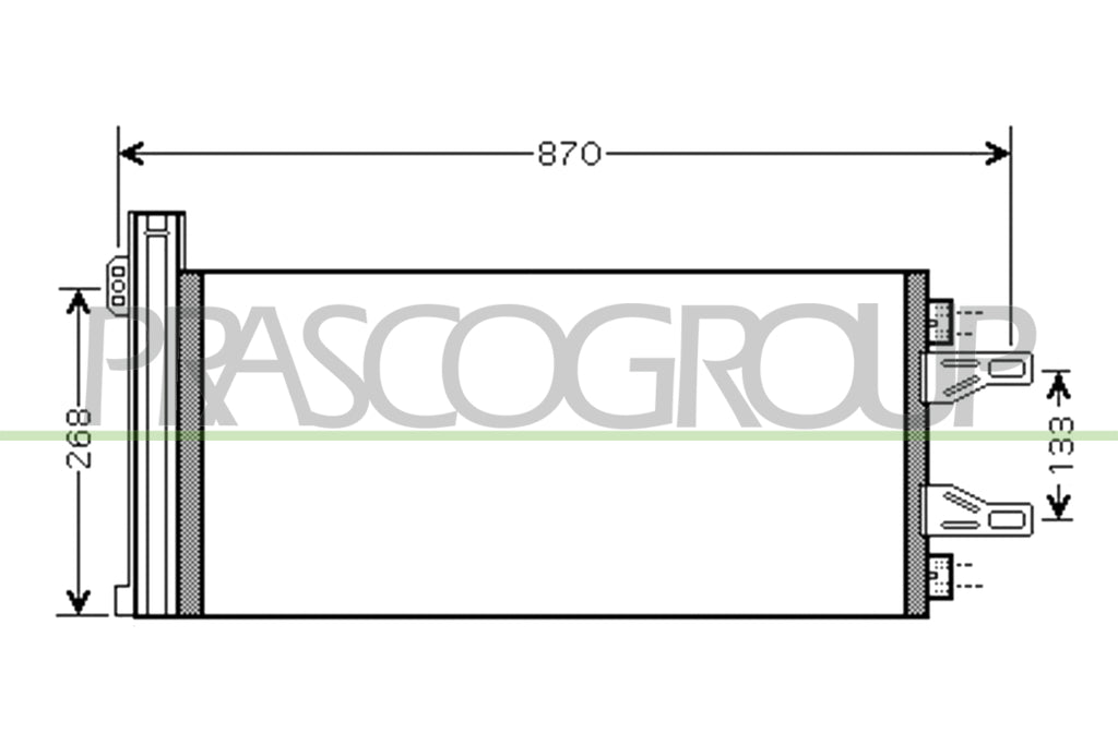 condensatore citroen jumper 2006 2014 ci954c002