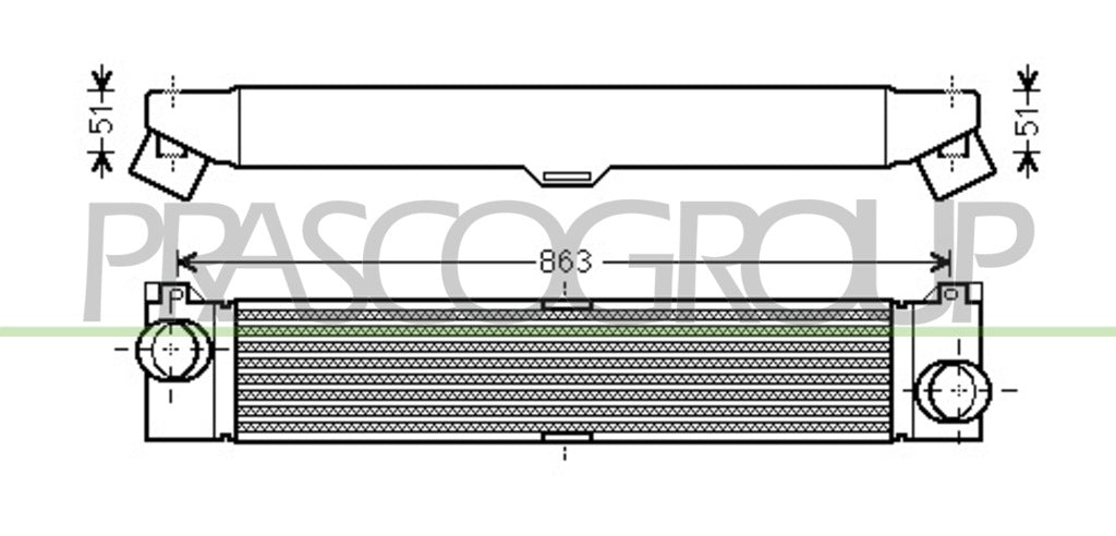 intercooler citroen jumper 2006 2014 ci954n001