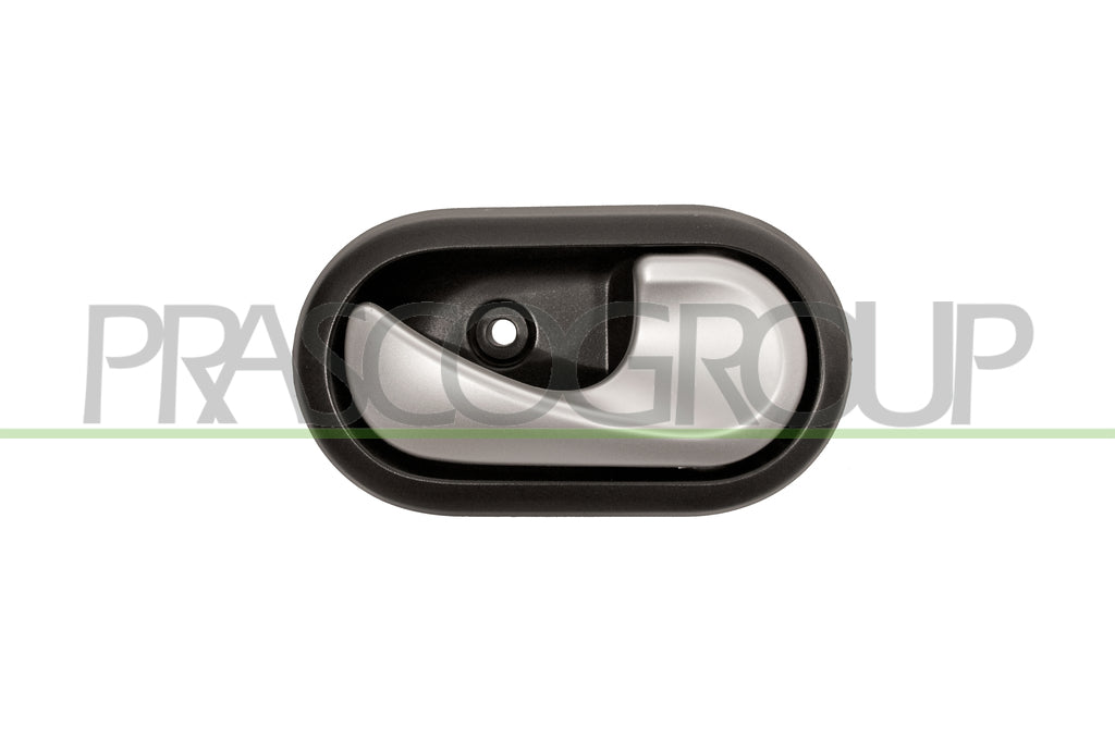 maniglia anteriore posteriore destra interna con leva argento con mostrina nera clip dacia duster 2010 2013 da2208607