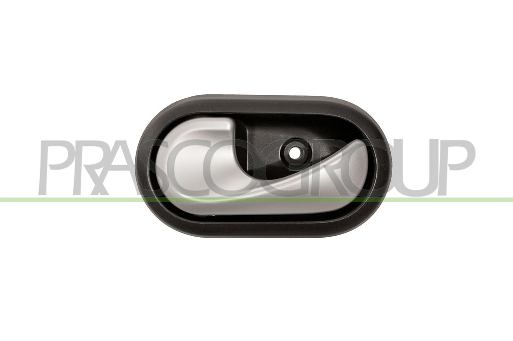 maniglia anteriore posteriore sinistra interna con leva argento con mostrina nera clip dacia duster 2010 2013 da2208608