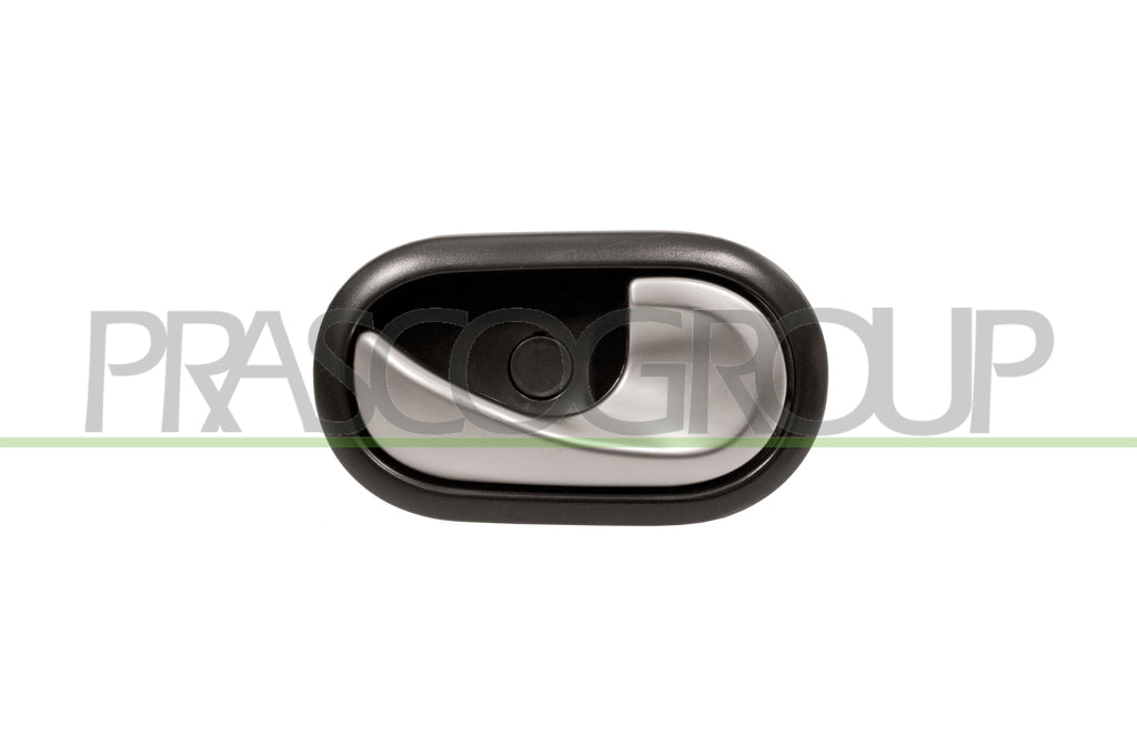 maniglia anteriore posteriore destra interna con leva argento con mostrina nera a cavo renault clio 2005 2009 da2208617