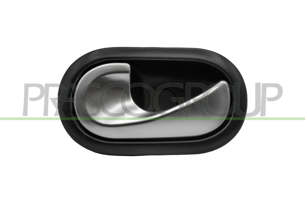 maniglia anteriore posteriore sinistra interna con leva argento con mostrina nera a cavo renault scenic 2006 2009 da2208618