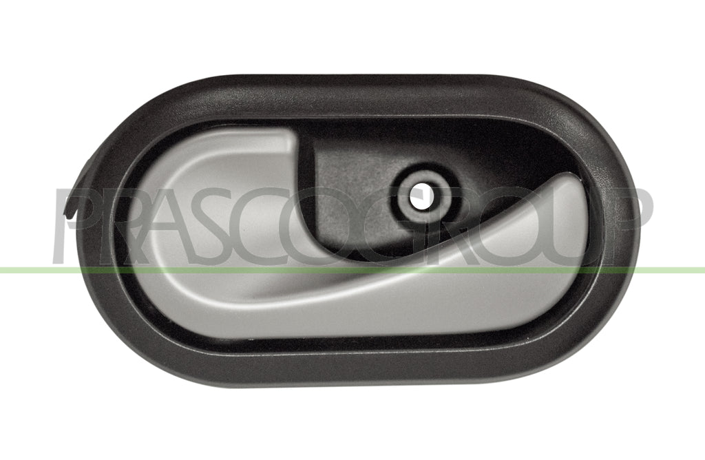 maniglia anteriore posteriore sinistra interna con leva cromata con mostrina nera clip dacia sandero 2008 2012 da2208645