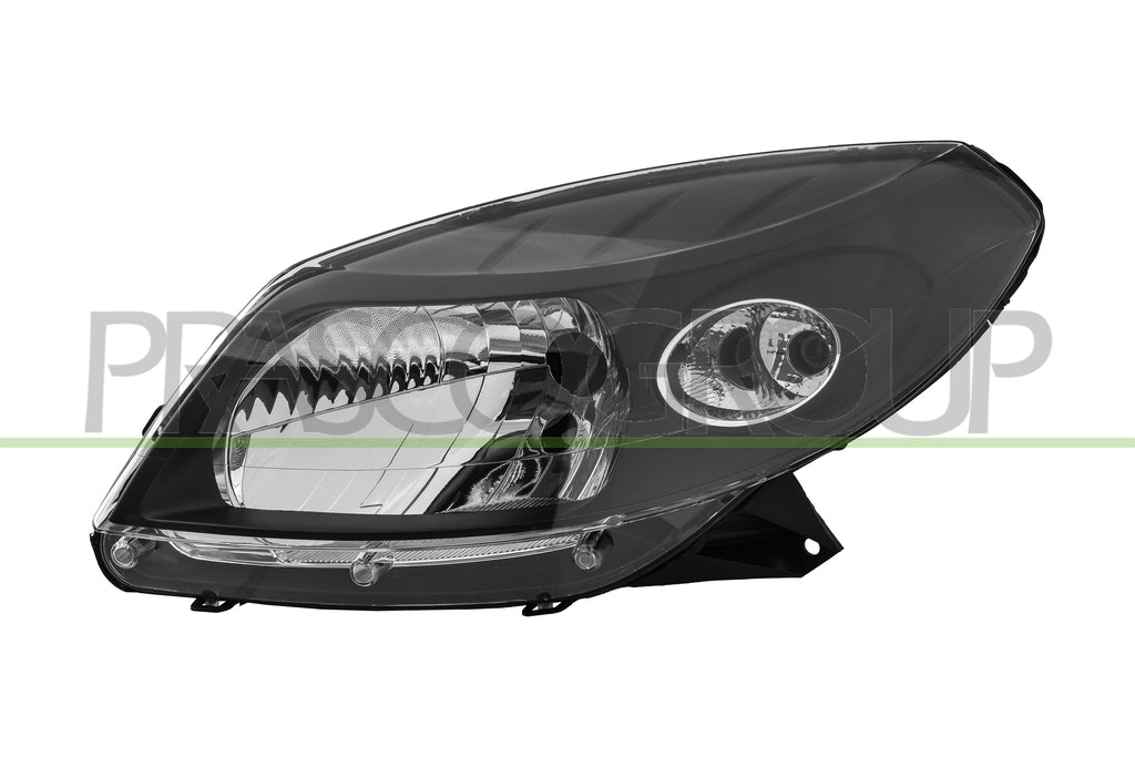proiettore sinistro h4 elettrico senza motore nero dacia sandero stepway 2009 2012 da2224916
