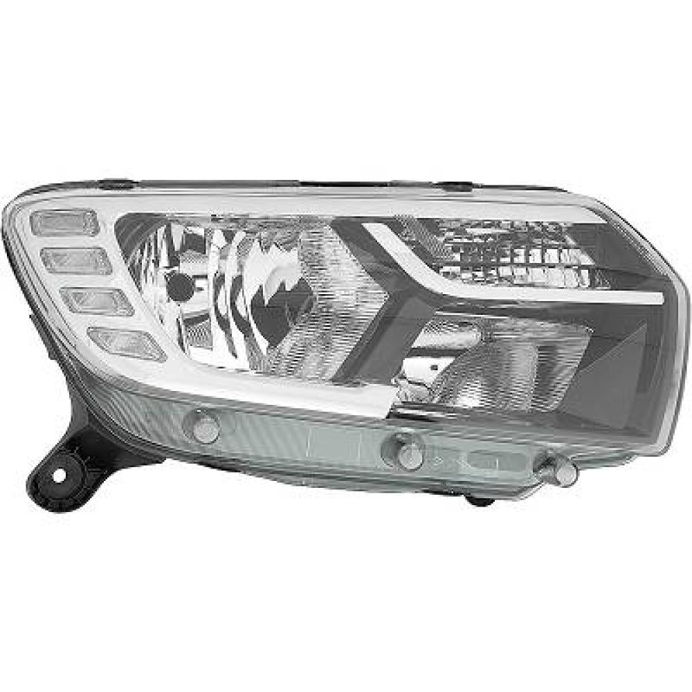 proiettore destro h7 h7 elettrico senza motore led dacia logan 2016 da2284915