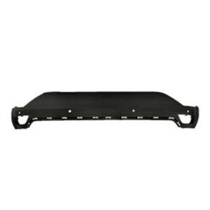paraurti posteriore inferiore nero goffrato con tappo copri gancio con fori pdc supporti con fori park assist dacia sandero stepway 2020 da2321091