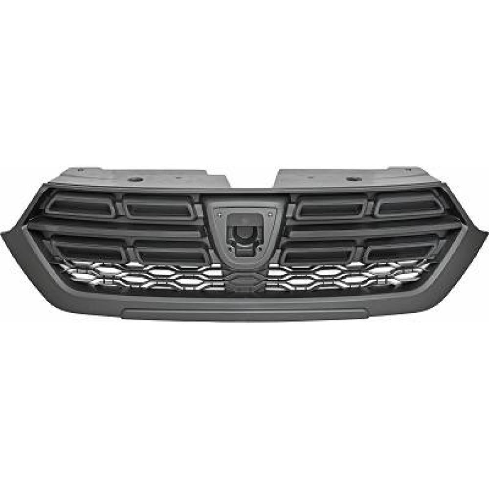 griglia radiatore nera con modanatura nera lucida mod van dacia dokker dokker van 2017 da7322011